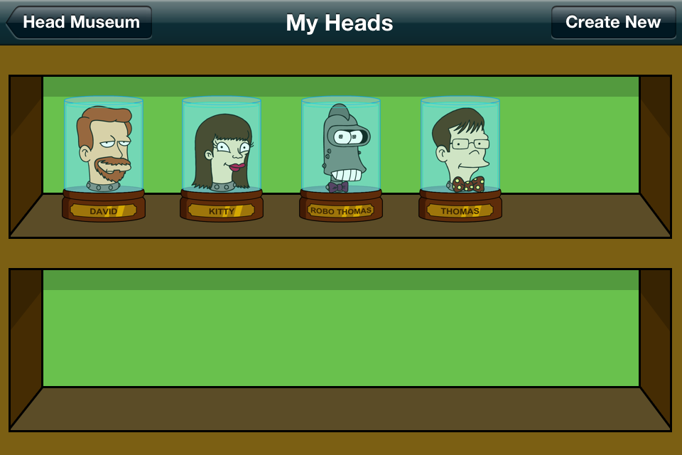 App'La Mode Futurama HeadInAJar Creator