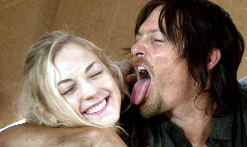 Norman-reedus-emily-kinney-dating-rumors-the-walking-dead
