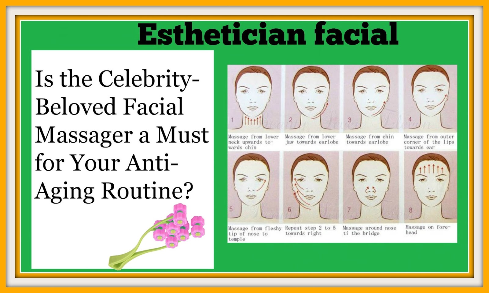 Daiso Massage Tool Face Massage Esthetician Facial