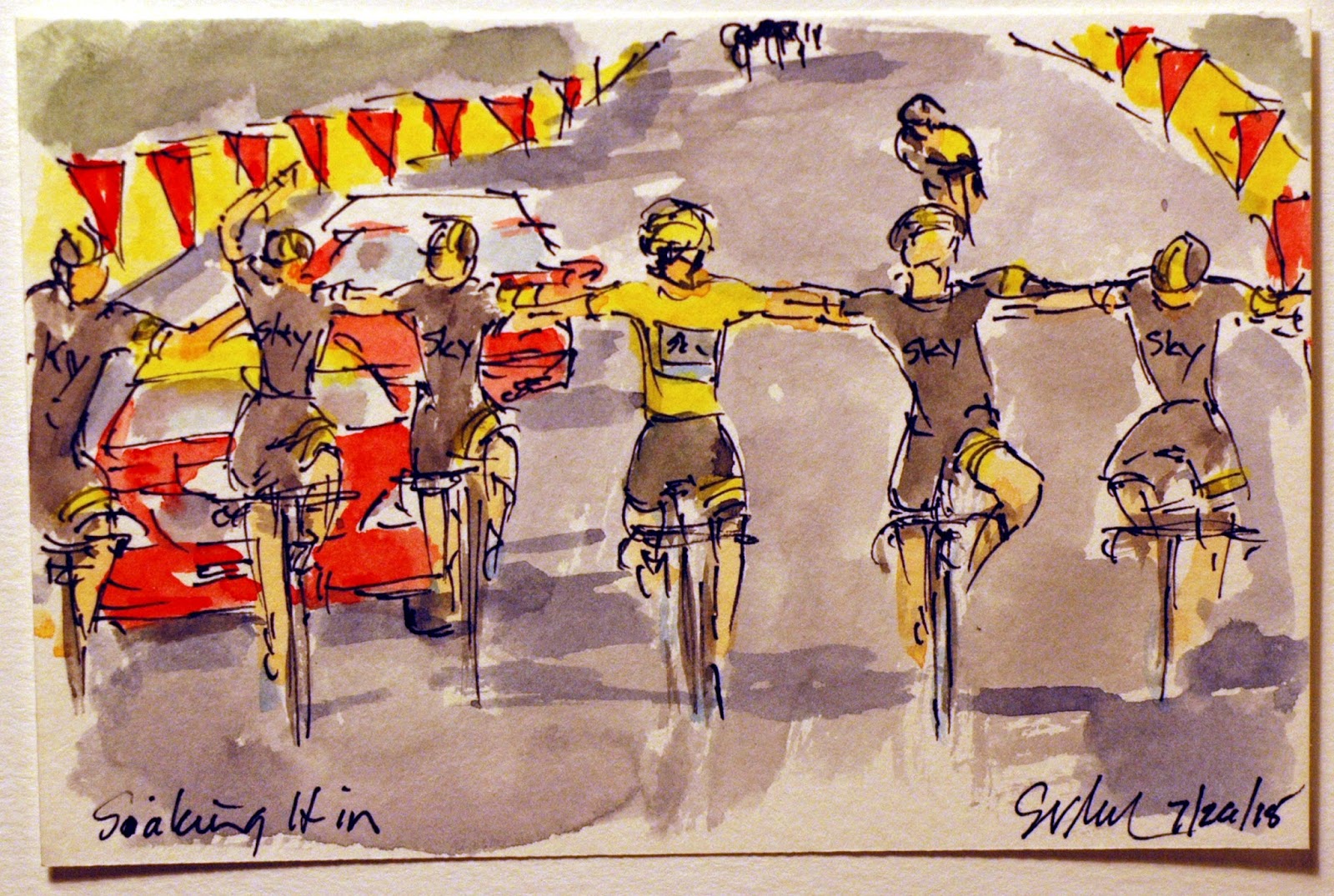 The Art of Cycling Tour de France, Final Stage Soaking It In