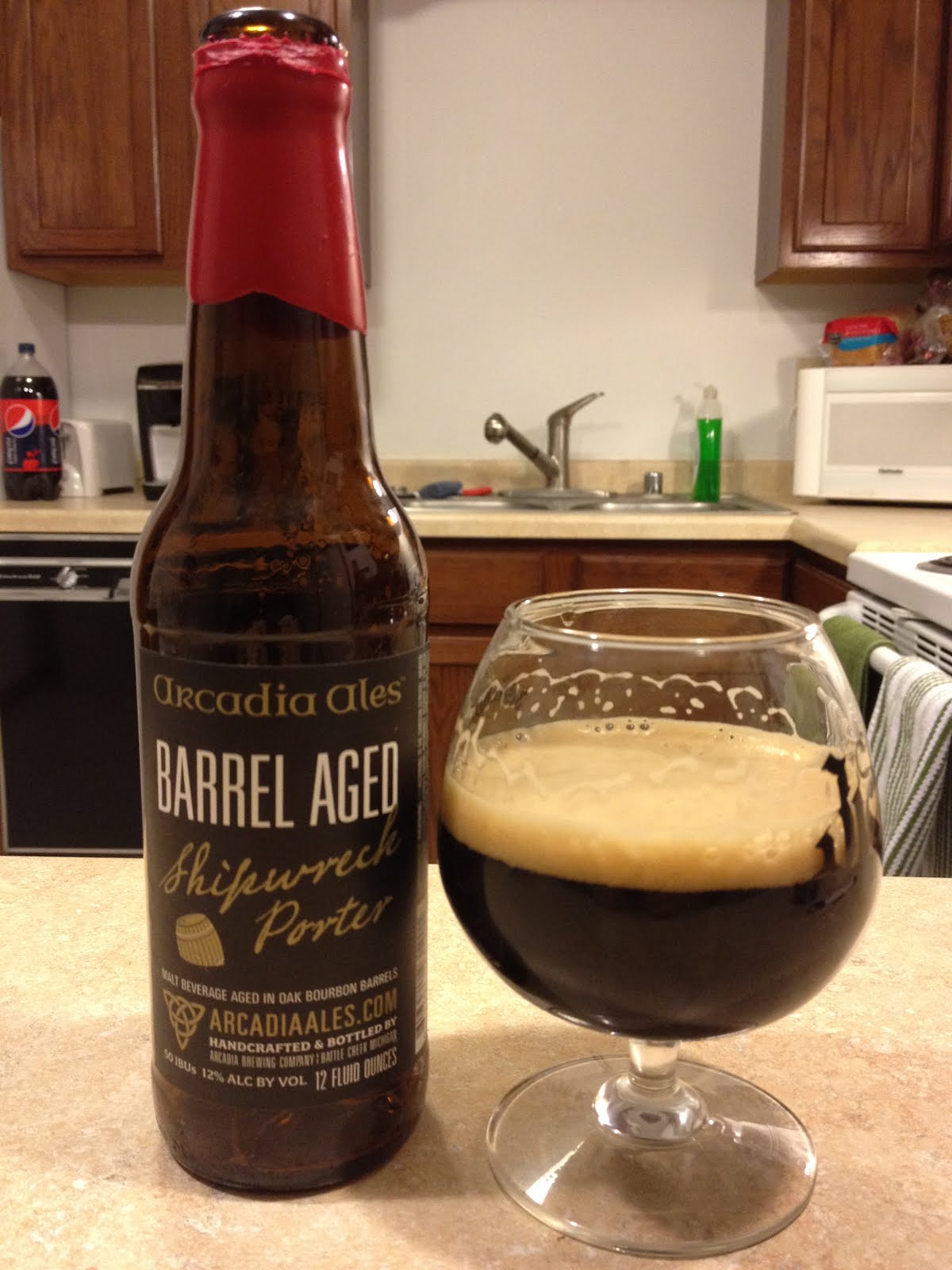 SaBEERmetrics Beer Review Bourbon BarrelAged Shipwrecked Porter