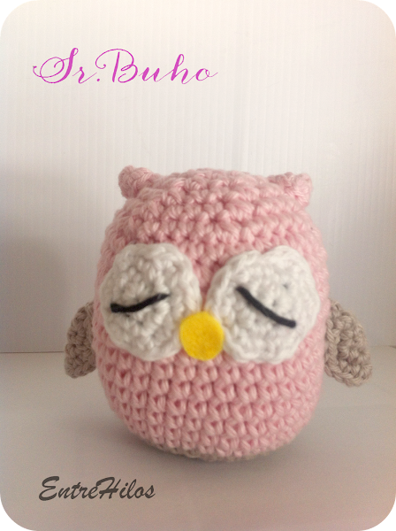 como hacer buho amigurumi
