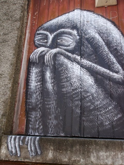 Street Art By British Artist Phlegm For The Empty Walls Festival In Cardiff, Wales. 3
