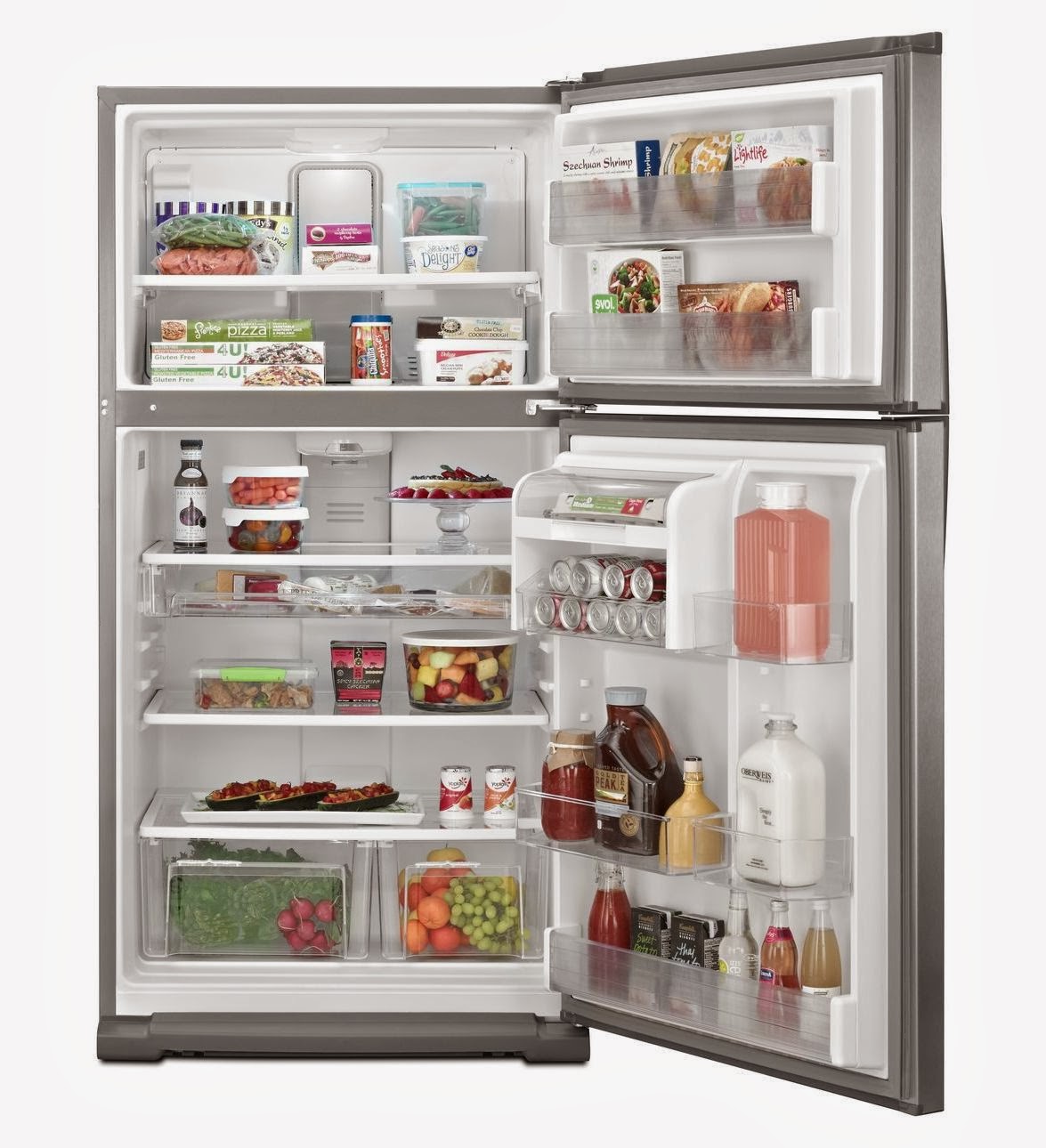 Whirlpool Refrigerator Brand Whirlpool WRT371SZBW Top Freezer