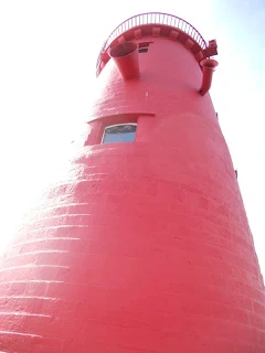 Poolbeg Lighthouse in Dublin