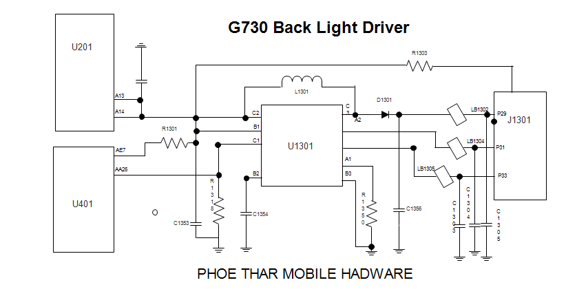 Huawei G730 U00 Schematic Diagram