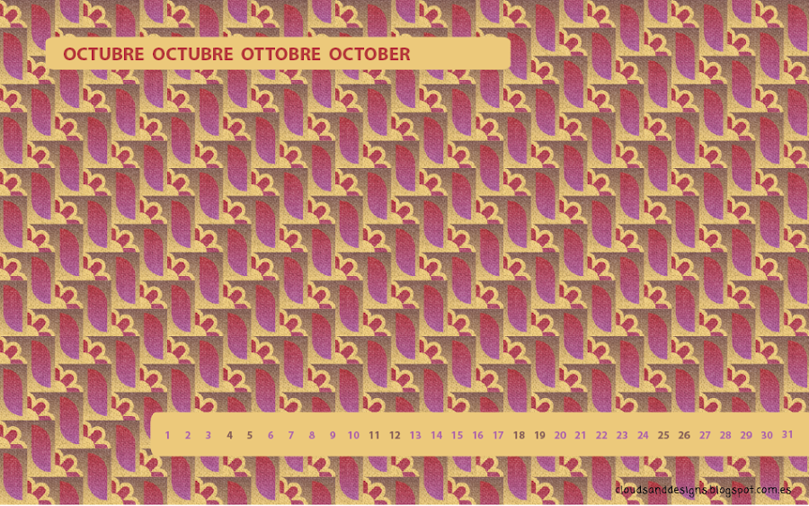 Calendario octubre