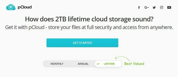 pCloud Cloud Storage Services