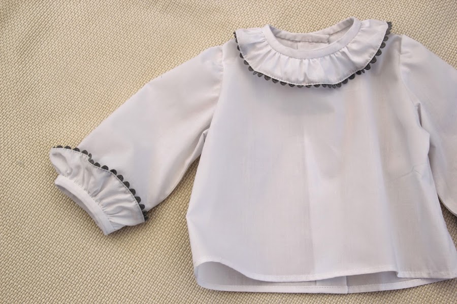 DIY Costura Blusa para bebé (patrón o moldes gratis)