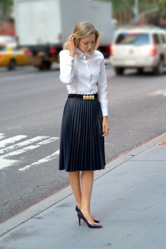 Coated Pleats and Collar Tips | MEMORANDUM | NYC Fashion & Lifestyle ...