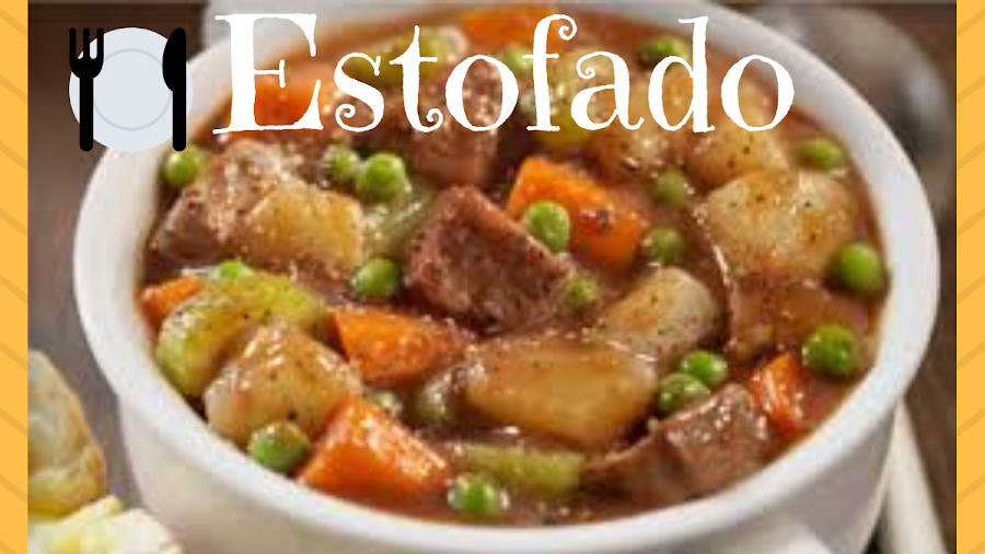 estofado de carne,con patatas y verduras