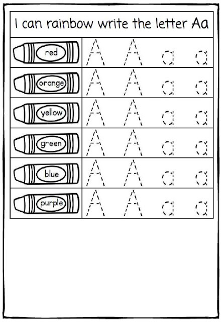 Iman's Home-School: My Letter Aa Activity Pack