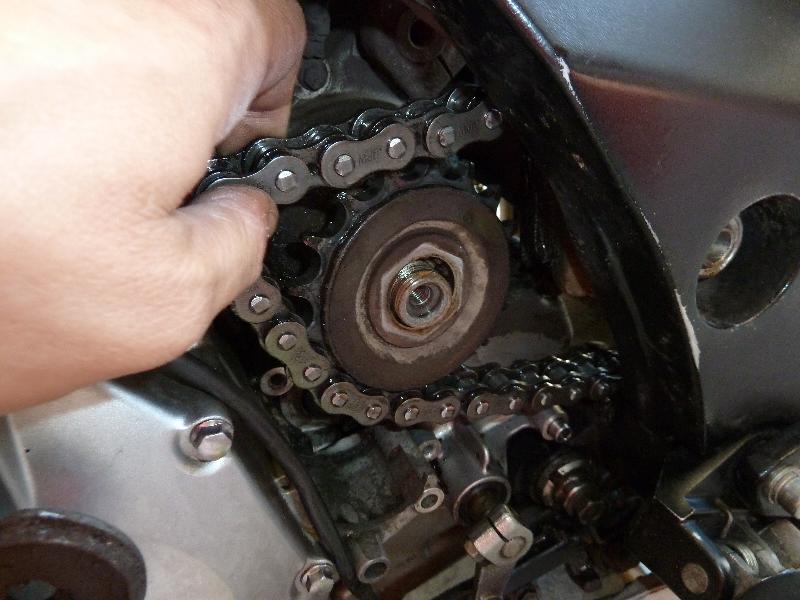 A Redleg's Rides Changing the drive sprockets on Yoshie