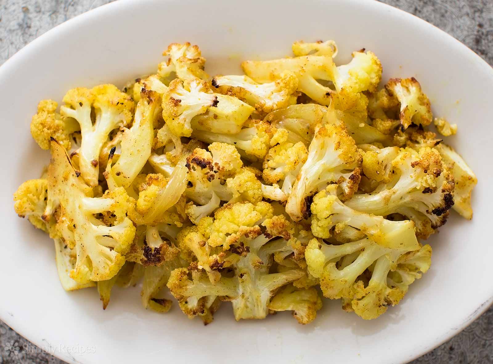 Roasted Curried Cauliflower International Cuisine Recipes