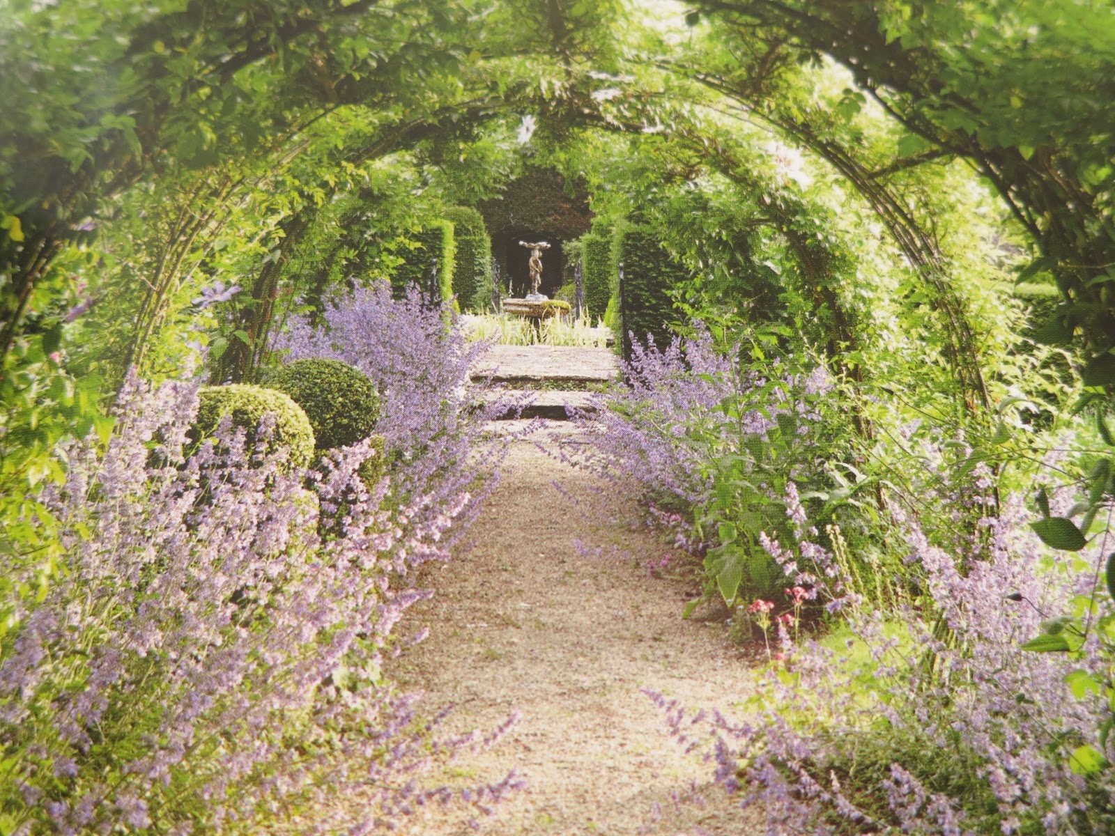 Loose and Leafy photo of photo of Pergola at Eastleach House in Secret Gardens of the Cotswolds Loose and Leafy photo of photo of Pergola at Eastleach House in Secret Gardens of the Cotswolds