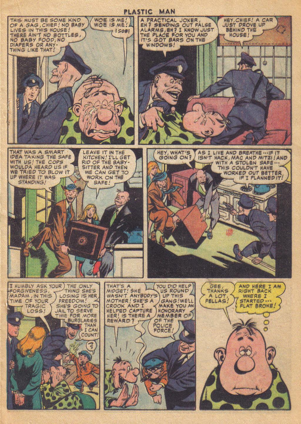 Read online Plastic Man (1943) comic -  Issue #50 - 17