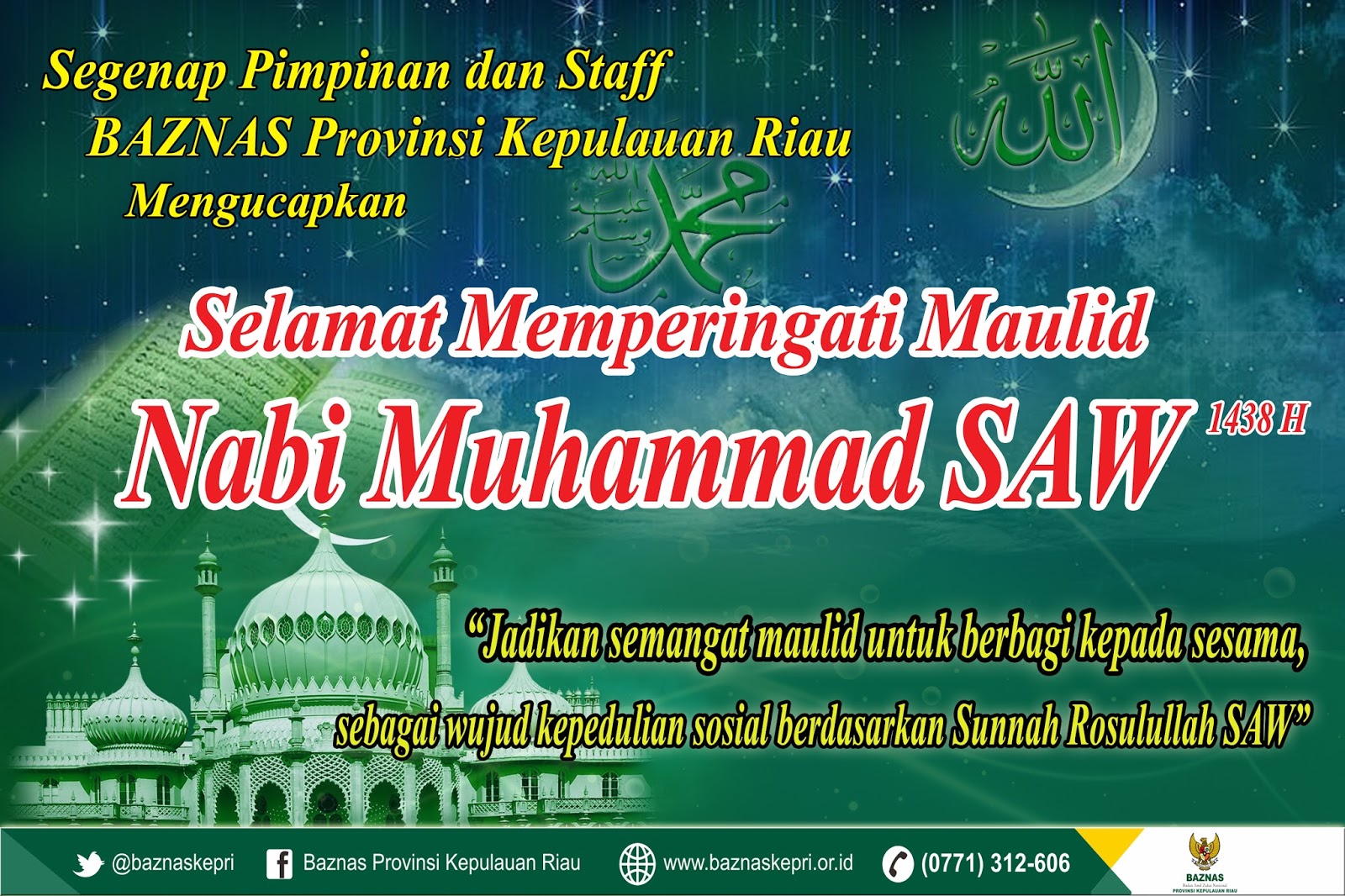 Design Flyer Maulid Nabi Muhammad SAW Desember ORET Design Flyer Maulid Nabi Muhammad SAW Desember ORET