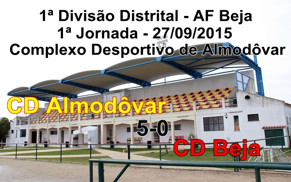|1ª Divisão Distrital| CD Almodôvar com vitória categórica e que peca por escassa!!