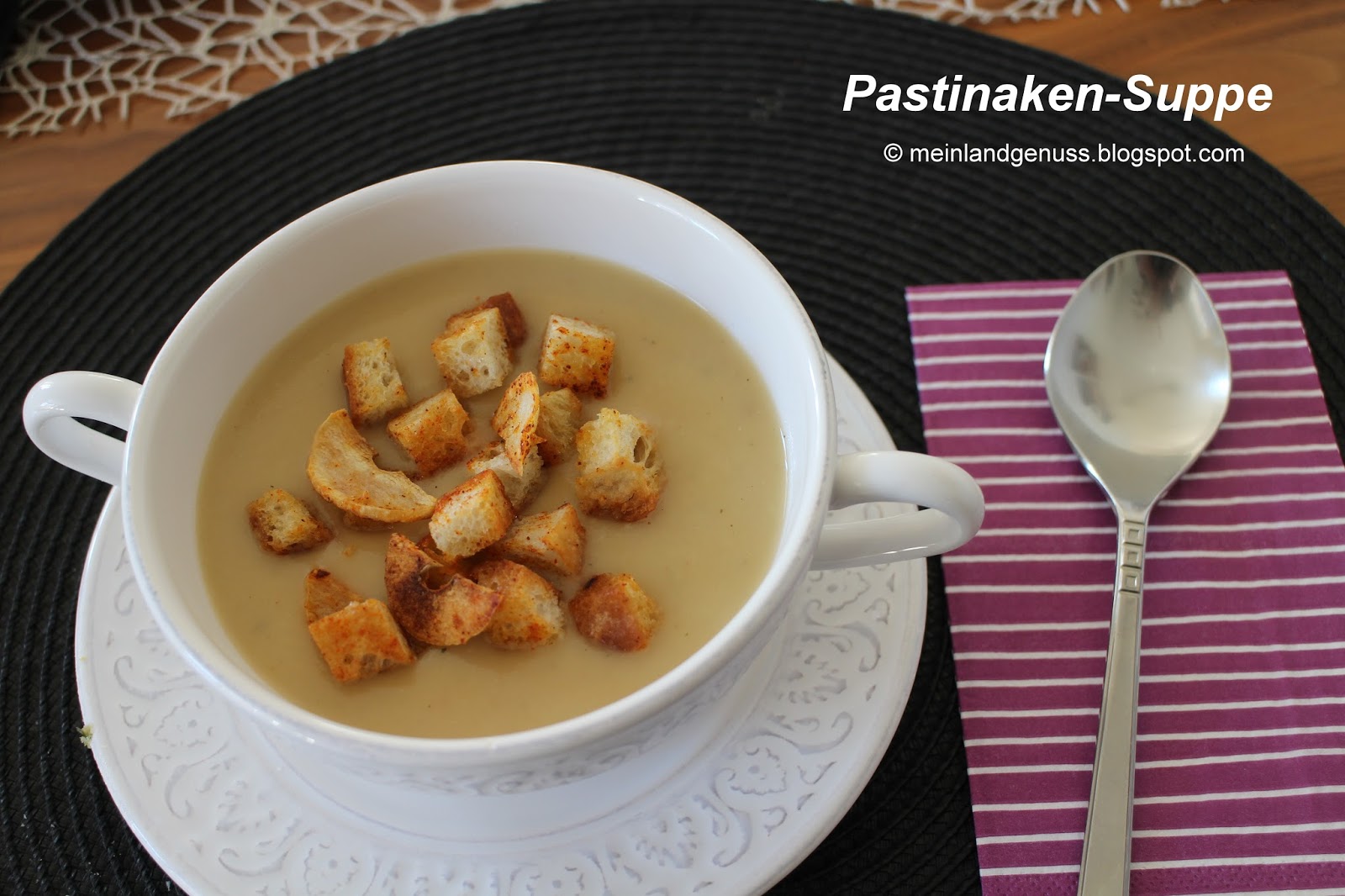 mein Land und Gartengenuss : Pastinakensuppe