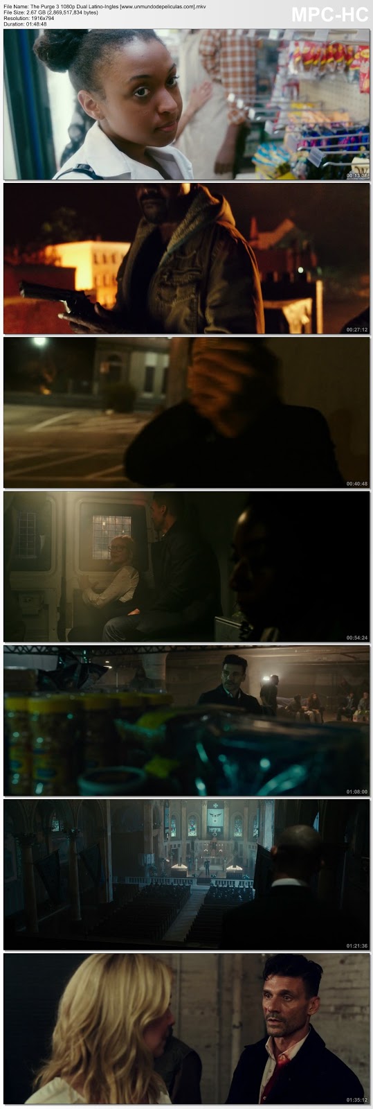 Capturas de la película.