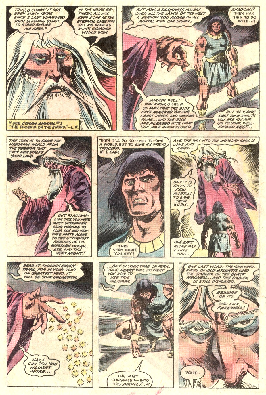 Read online Conan the Barbarian (1970) comic -  Issue # Annual 7 - 11