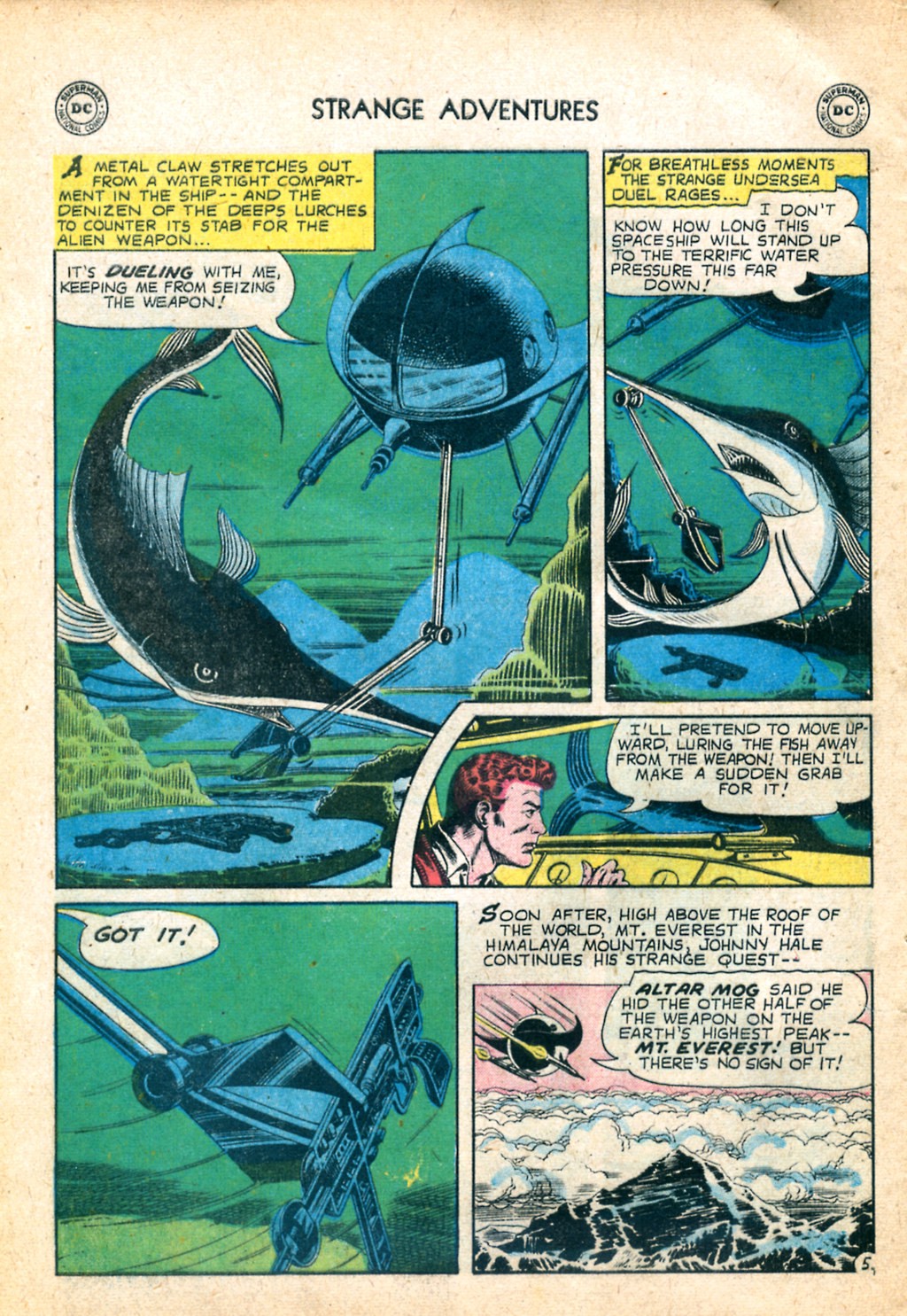 Read online Strange Adventures (1950) comic -  Issue #99 - 20