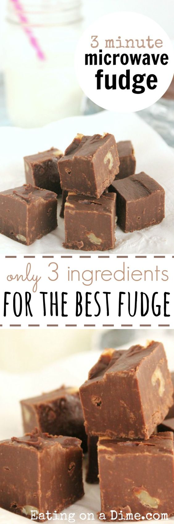 3 Minute Microwave Fudge Recipe