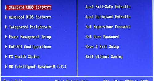 Pengertian dan Fungsi BIOS | MyKomputerZone | Tutorial Komputer