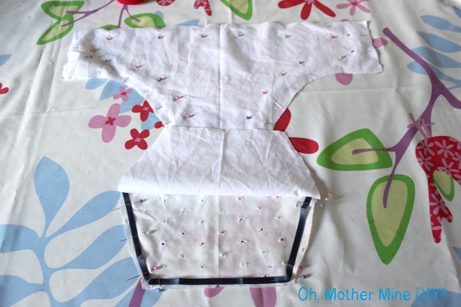 diy cubre pañales bebé