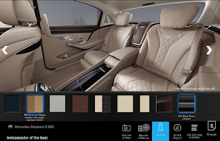 Nội thất Mercedes Maybach S600 2015 màu Vàng Silk / Nâu Espresso (505)