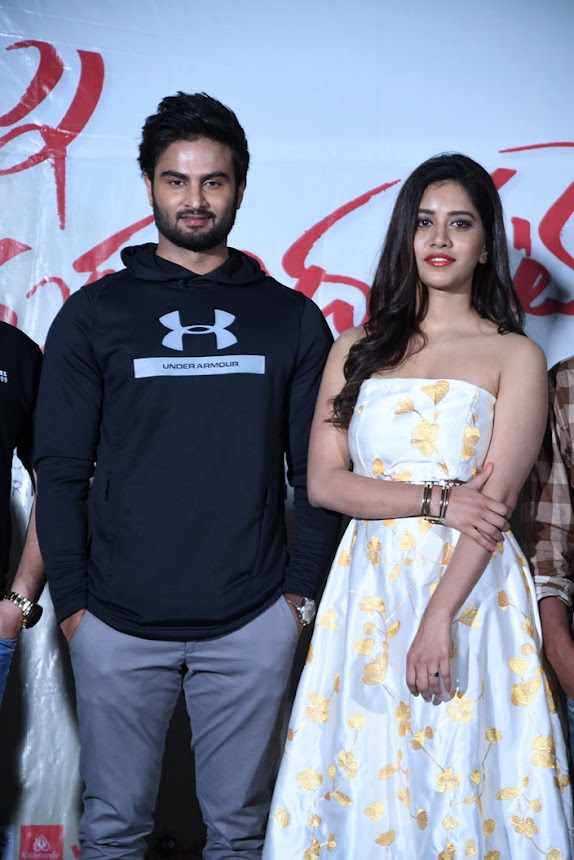 Nabha Natesh at Nannu Dochukunduvate movie Success Meet