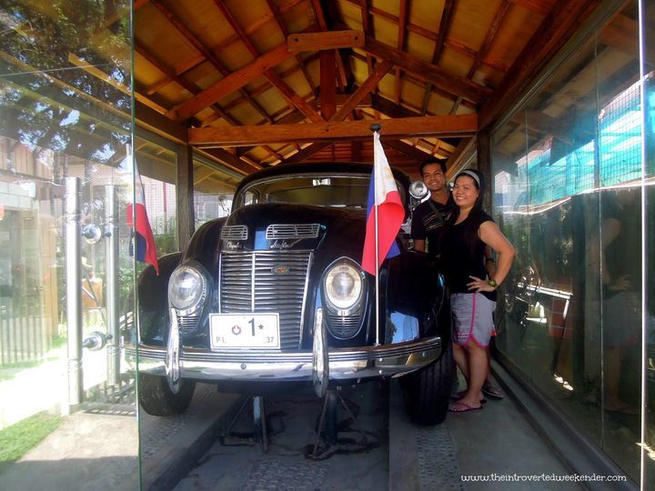 The presidential car of Manuel L. Quezon in Baler