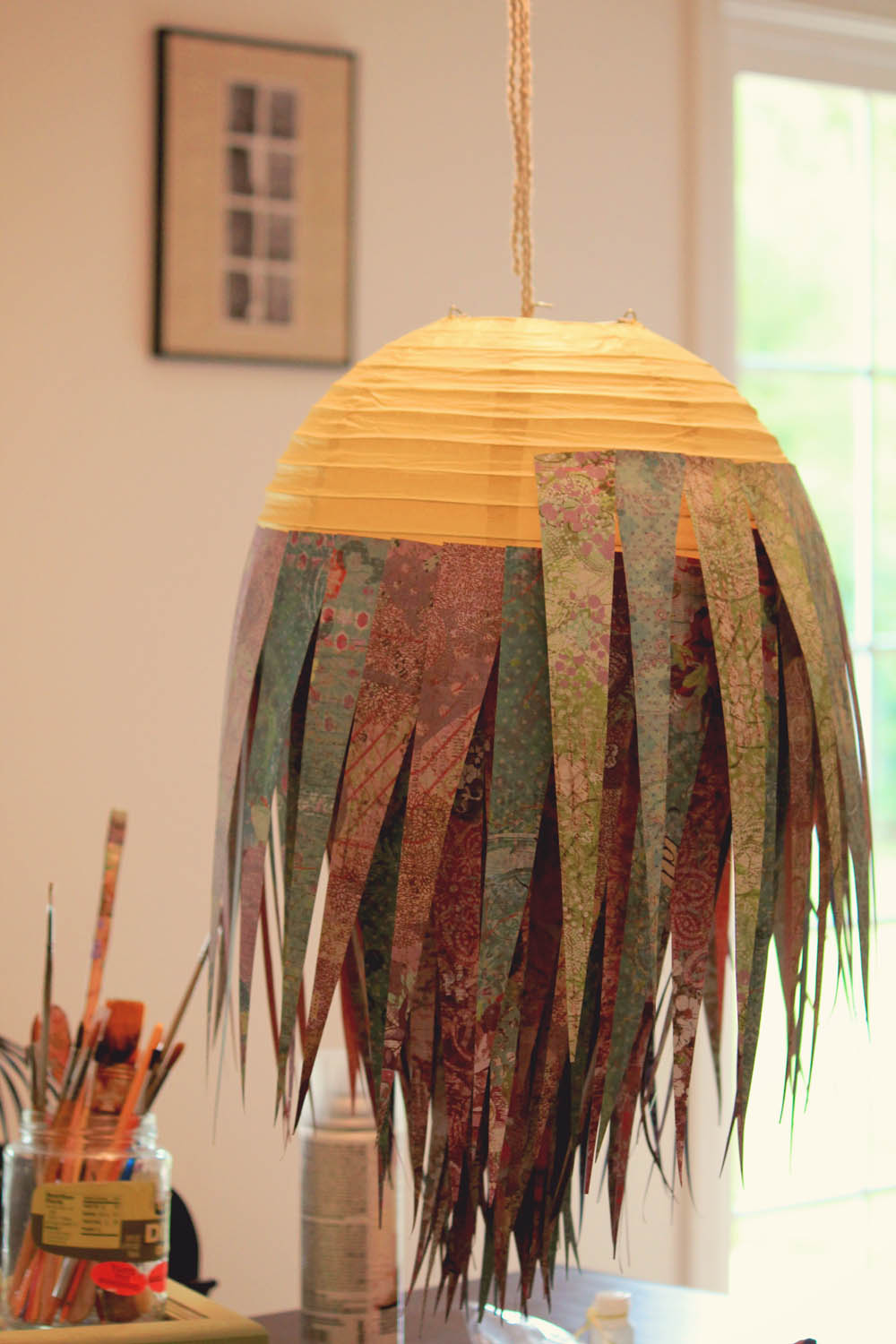 sassafras a paper paper lantern light diy