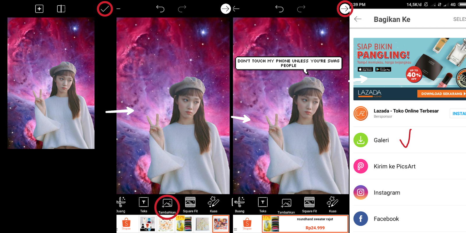 Cara Membuat Lockscreen Menggunakan Picsart