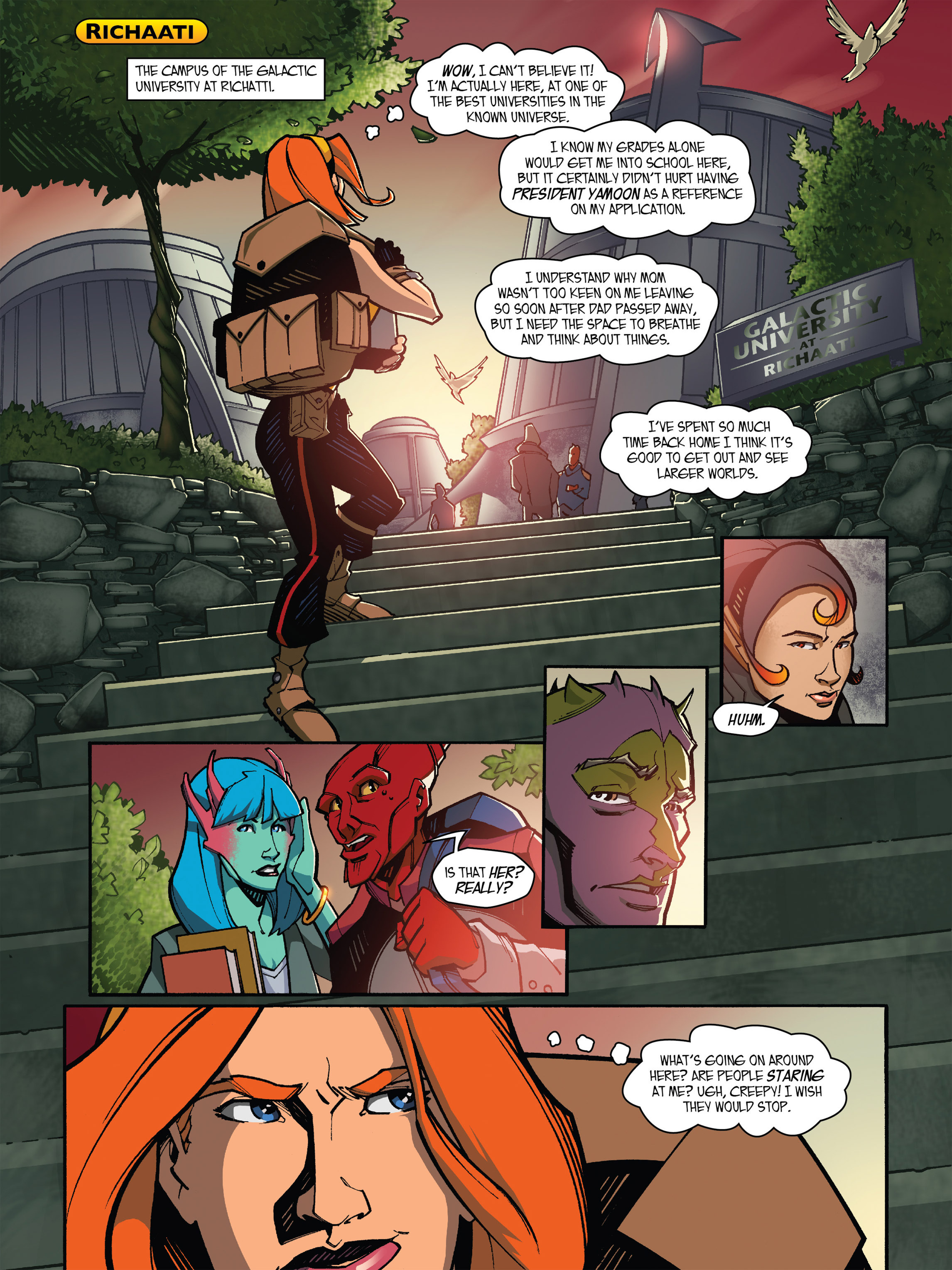 Read online Amber Atoms comic -  Issue #5 - 2