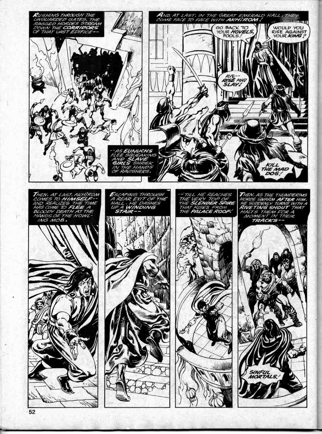 Read online The Savage Sword Of Conan comic -  Issue #36 - 52