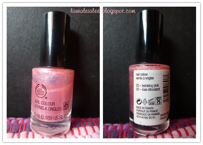 The Body Shop . Nail Colour in Twinkling Pink 
