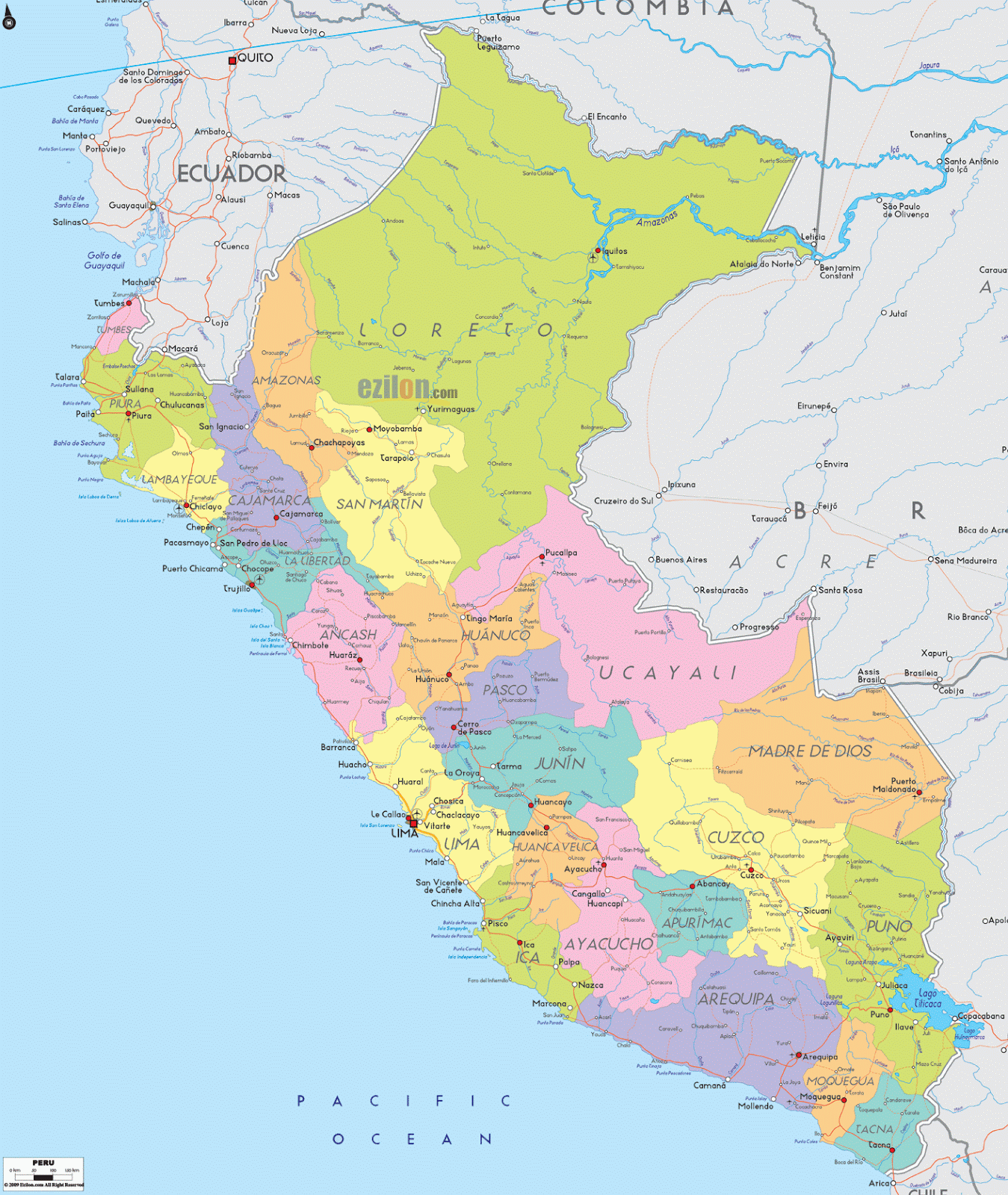 MAPS OF PERU