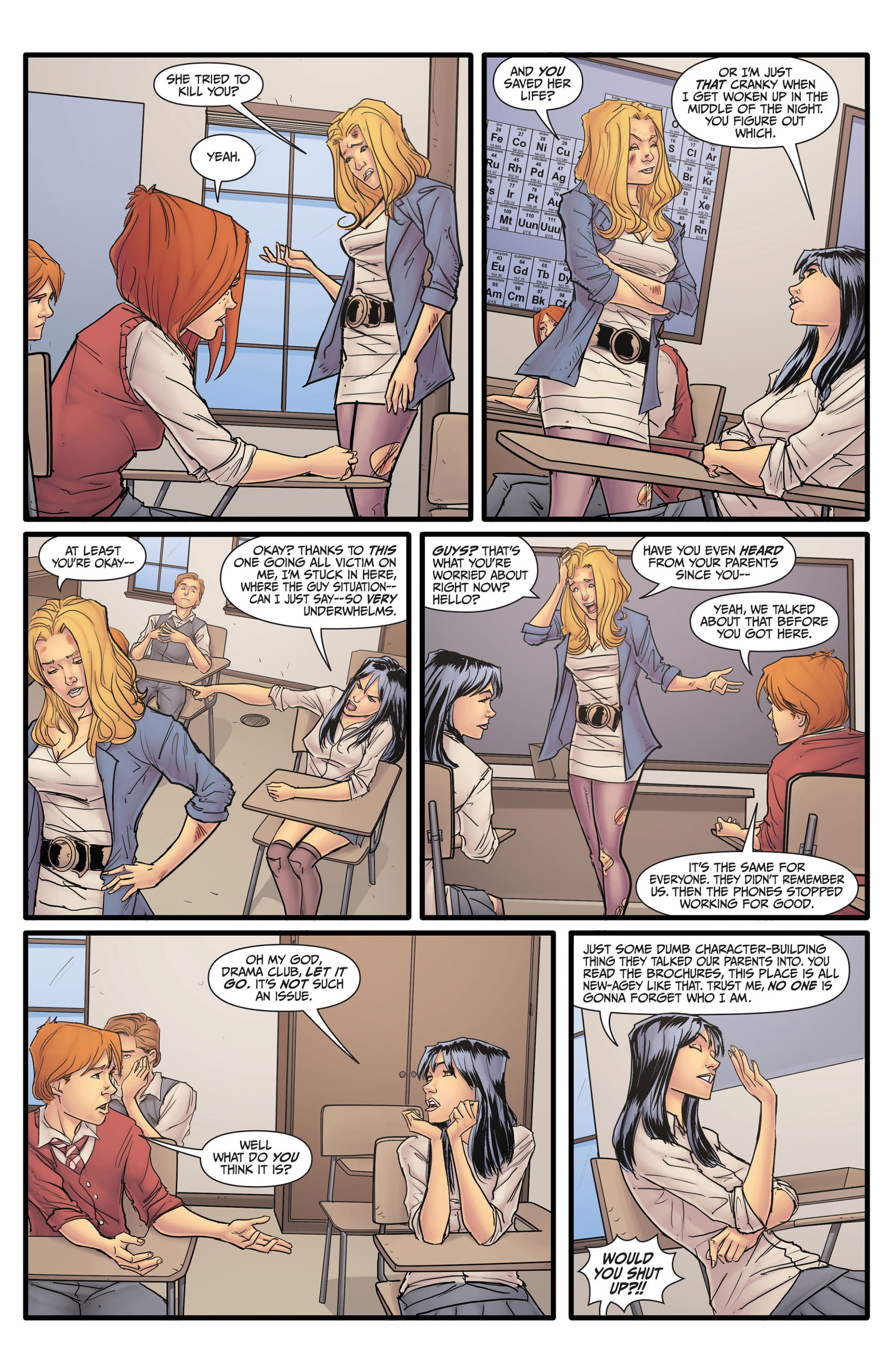 Read online Morning Glories comic -  Issue # _TPB 1 - 68