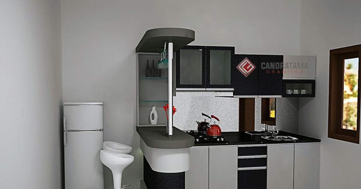 15+ Dapur Minimalis Dan Mini Bar, Paling Top!