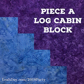 Piece a log cabin