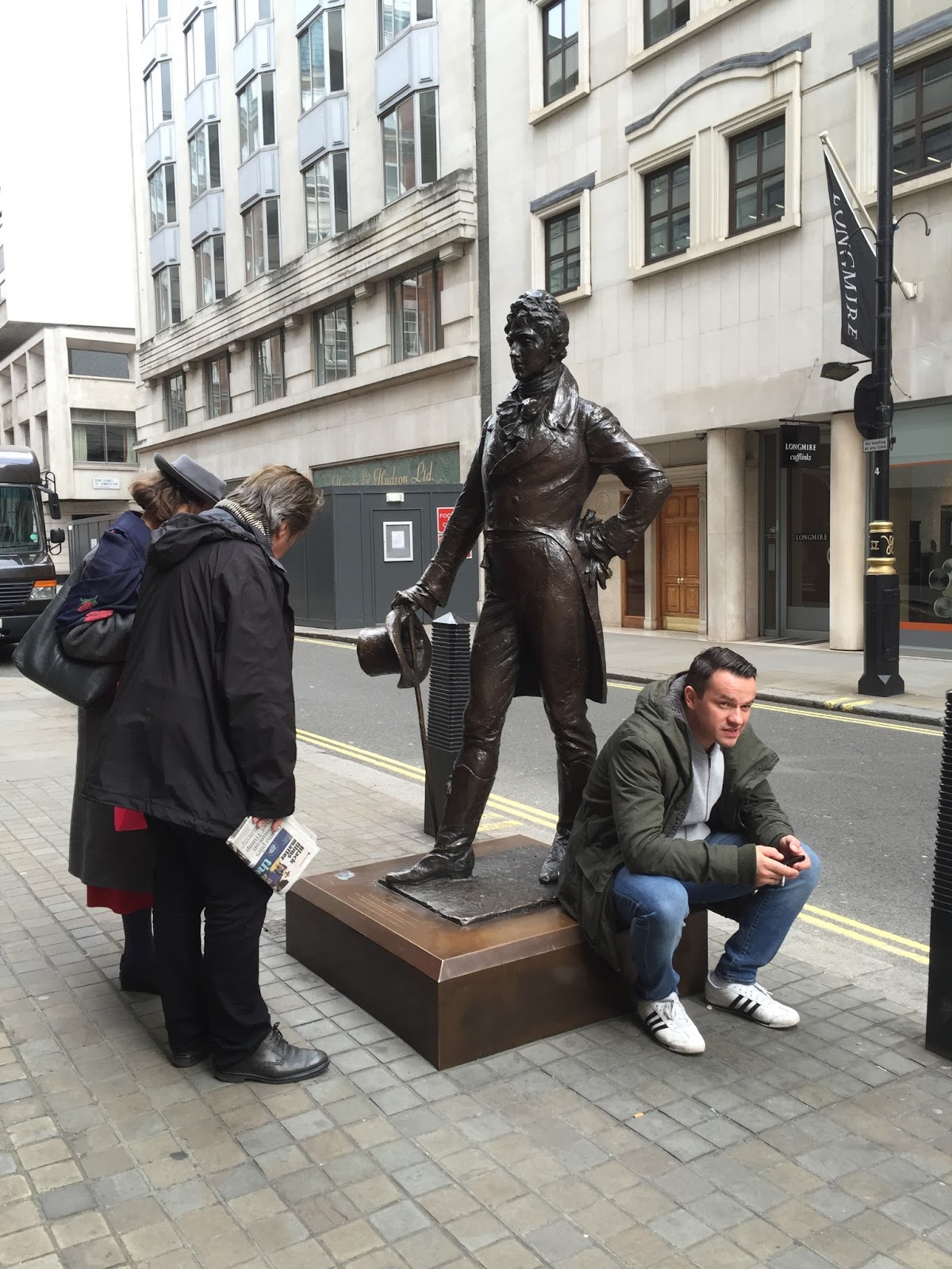 Travel with Angela Lansbury Top Ten Statues in London Brummell, Brunel, Handel, Winehouse,