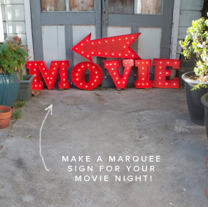 Party Frosting: Outdoor Movie Night Ideas