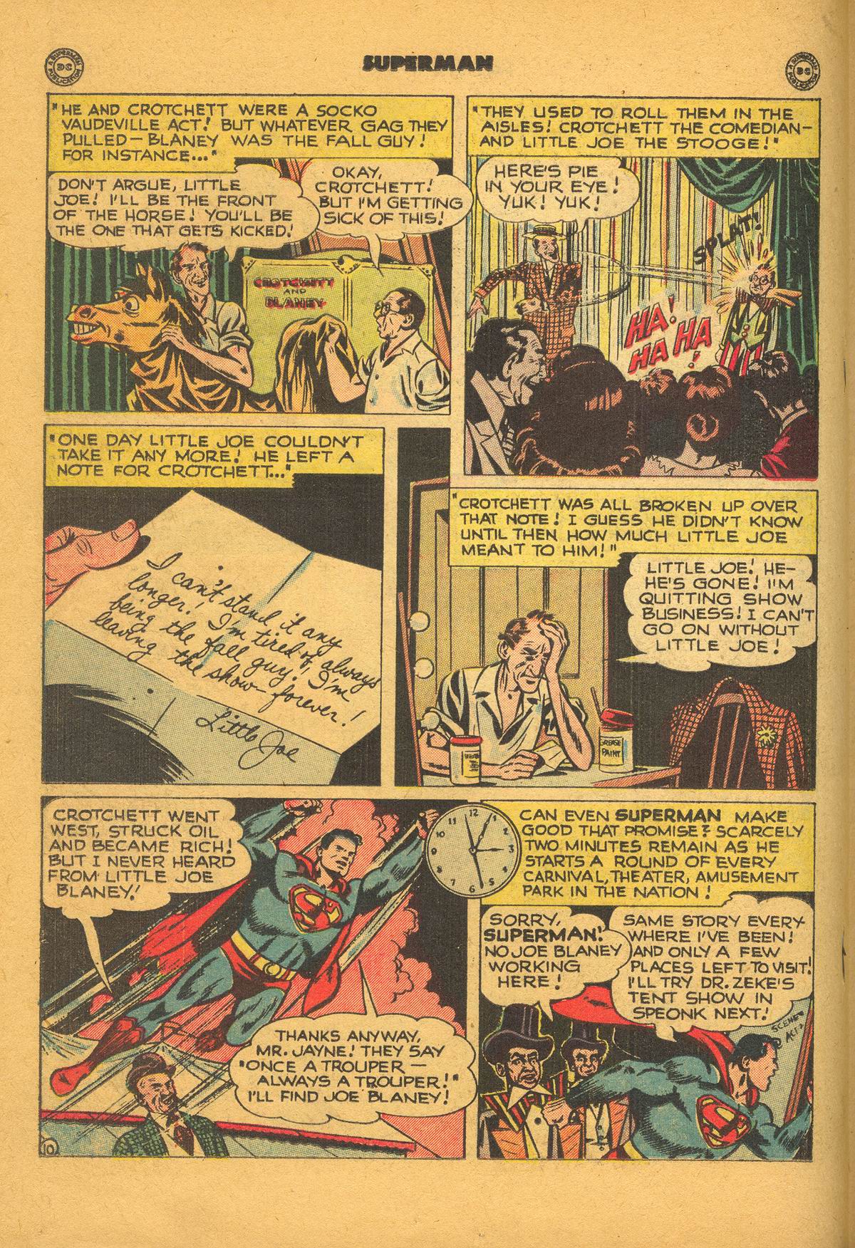 Read online Superman (1939) comic -  Issue #56 - 26