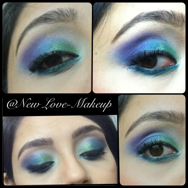Blue Green Eye Makeup