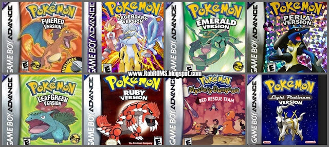 jogos de pokemon para gba