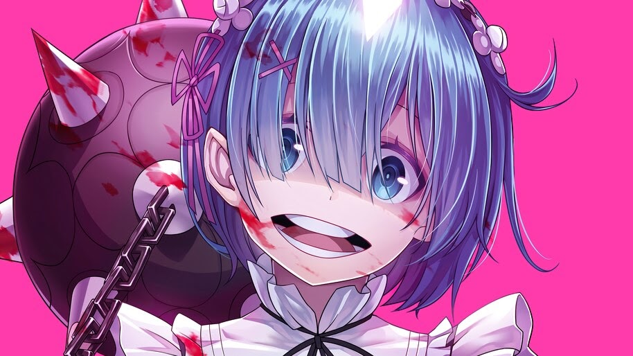Rem, Morning Star, Re:Zero, Anime, Girl, 4K, #4.2729