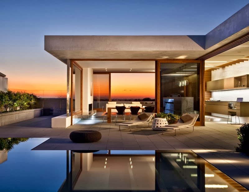 Hogares Frescos: Casa Contemporánea con Equilibrio de Sofisticación y