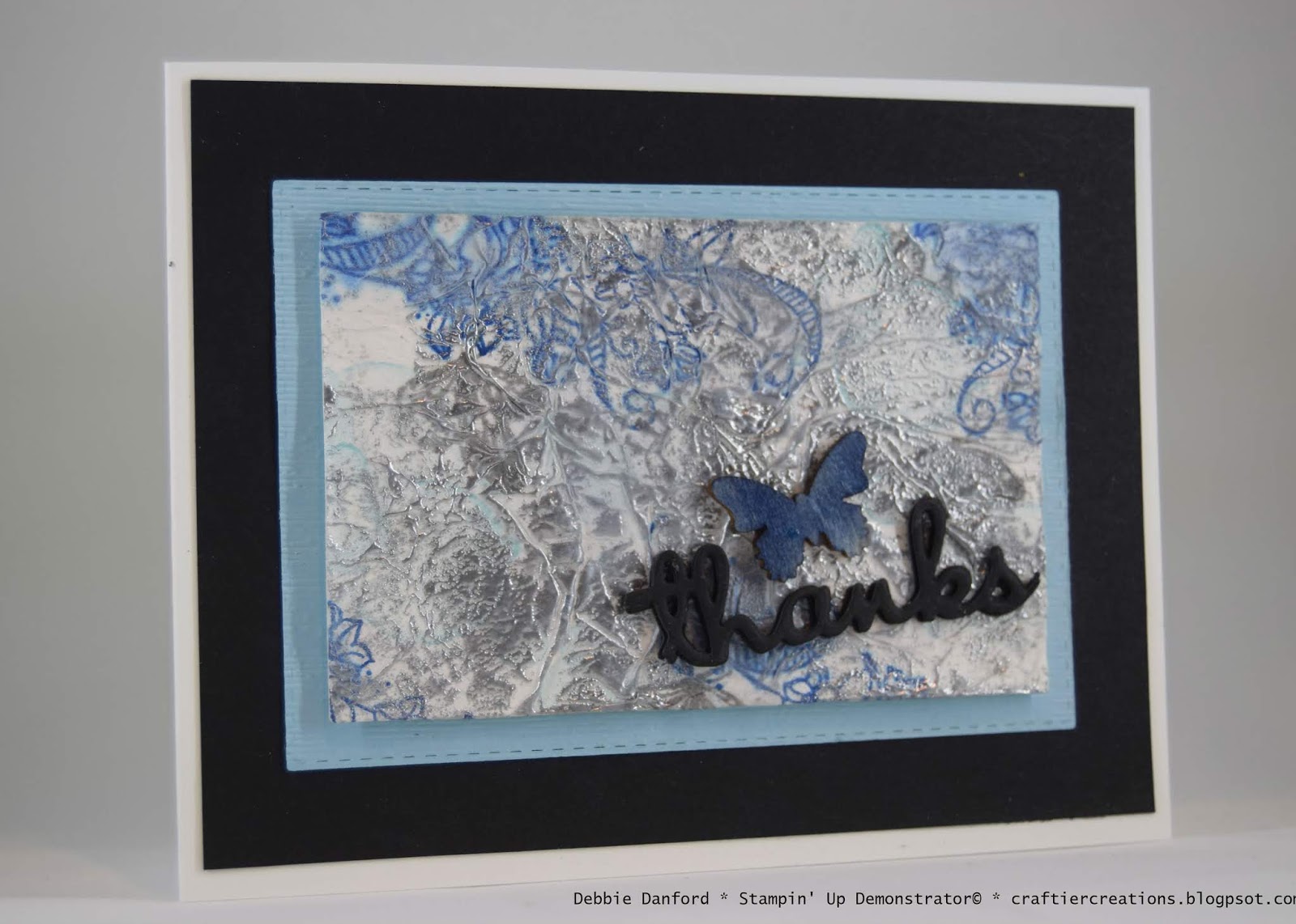 Craftier Creations Tissue Paper Embossing