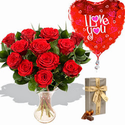 flowers valentine guylian roses delivery flower phrase card